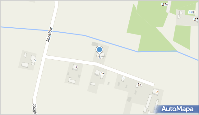 Józefów, Józefów, 3c, mapa Józefów