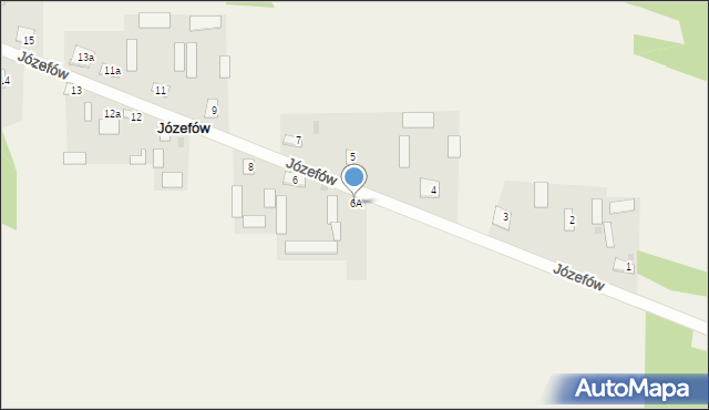 Józefów, Józefów, 6A, mapa Józefów