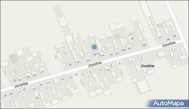 Józefów, Józefów, 41, mapa Józefów