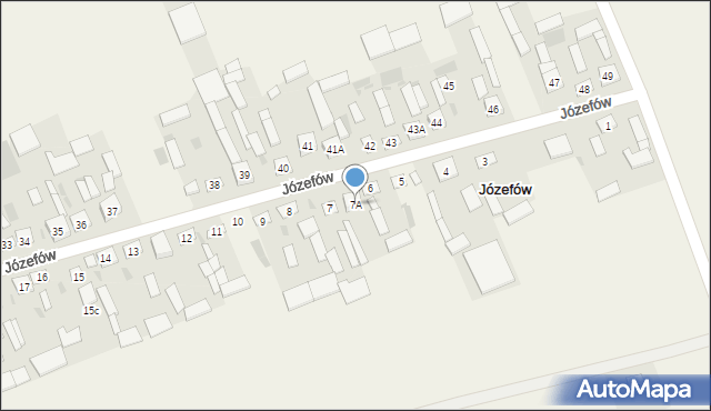 Józefów, Józefów, 7A, mapa Józefów