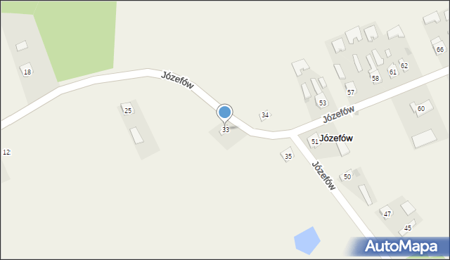 Józefów, Józefów, 33, mapa Józefów