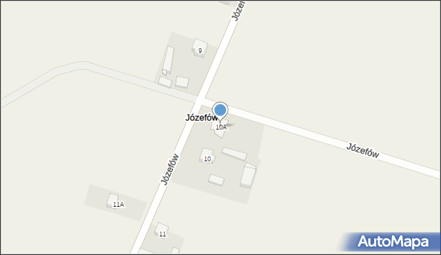 Józefów, Józefów, 10A, mapa Józefów