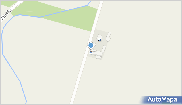 Józefów, Józefów, 29, mapa Józefów