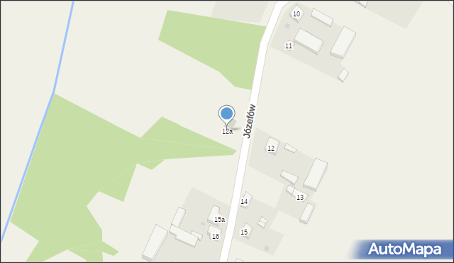 Józefów, Józefów, 12a, mapa Józefów