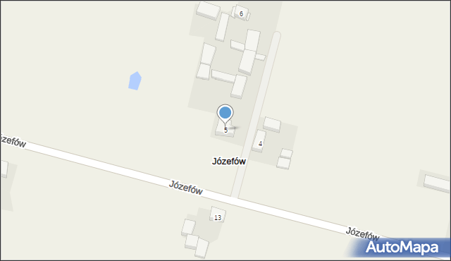 Józefów, Józefów, 5, mapa Józefów