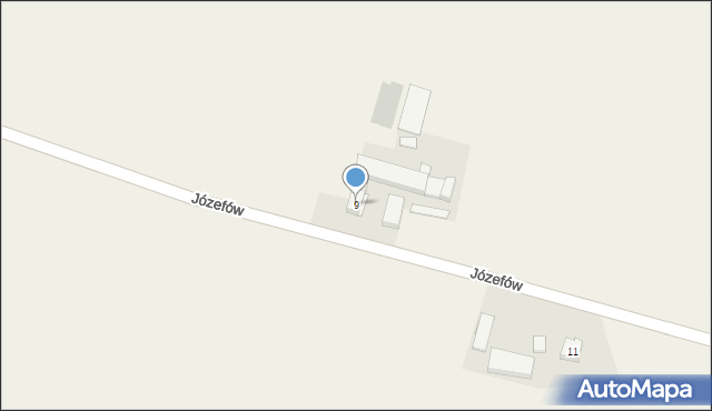 Józefów, Józefów, 9, mapa Józefów