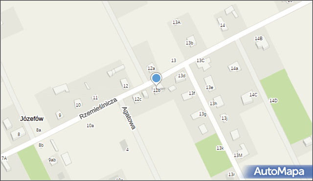 Józefów, Józefów, 12b, mapa Józefów