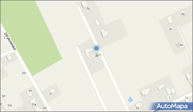 Józefów, Józefów, 4E, mapa Józefów