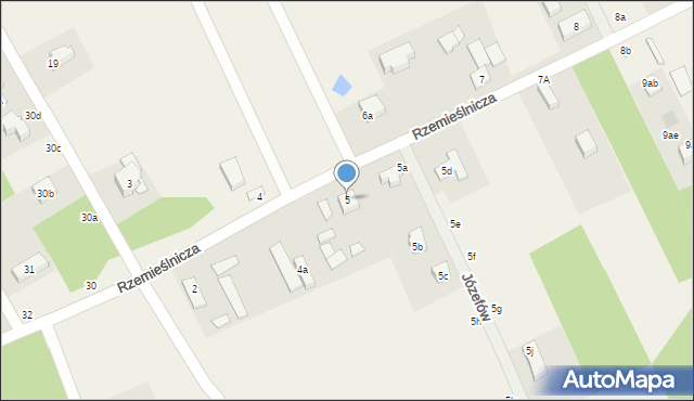 Józefów, Józefów, 5, mapa Józefów