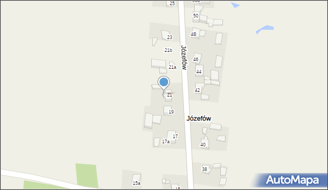 Józefów, Józefów, 21c, mapa Józefów