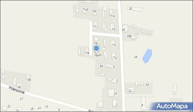 Józefów, Józefów, 7/5, mapa Józefów