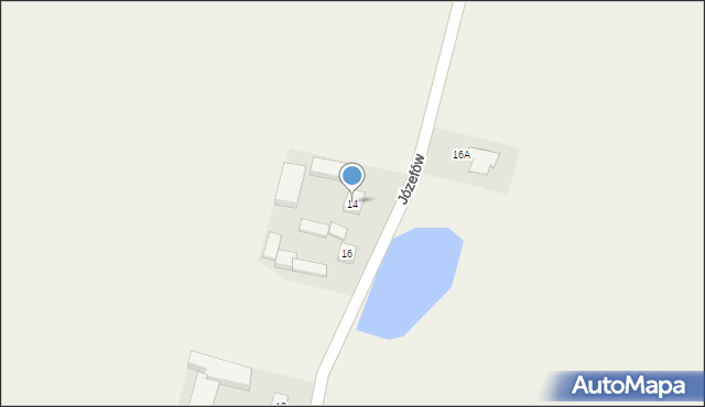 Józefów, Józefów, 14, mapa Józefów