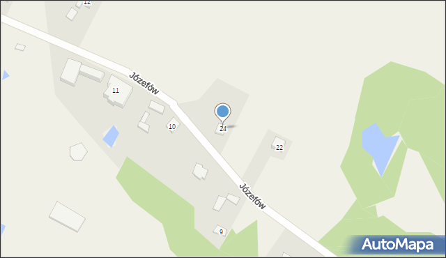 Józefów, Józefów, 24, mapa Józefów