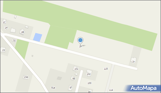 Józefów, Józefów, 1h, mapa Józefów