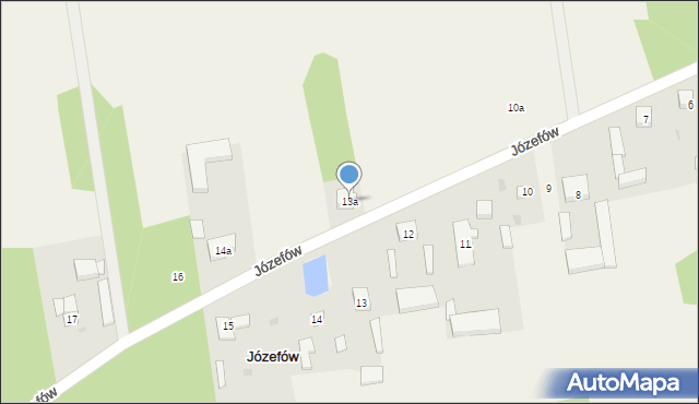 Józefów, Józefów, 13a, mapa Józefów