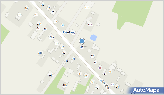 Józefów, Józefów, 35, mapa Józefów