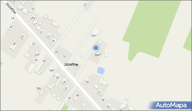 Józefów, Józefów, 35A, mapa Józefów