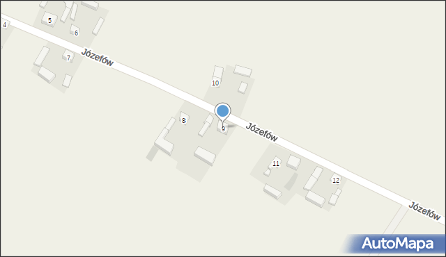 Józefów, Józefów, 9, mapa Józefów