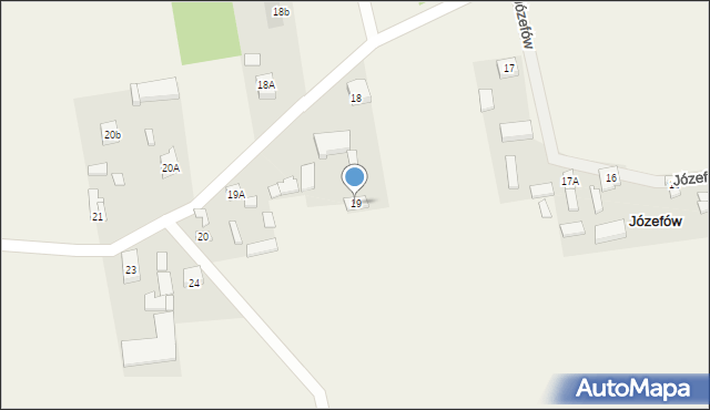 Józefów, Józefów, 19, mapa Józefów