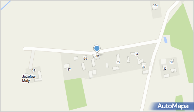 Józefów, Józefów, 36a, mapa Józefów