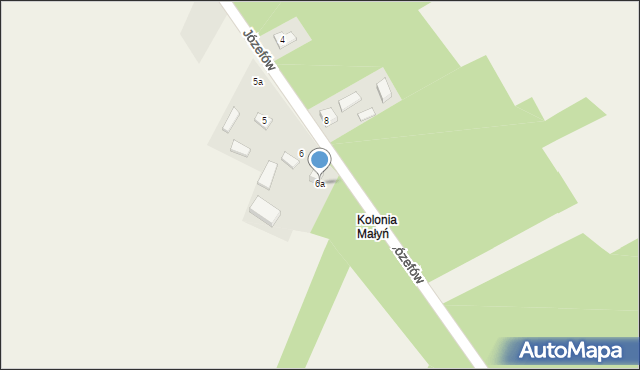 Józefów, Józefów, 6a, mapa Józefów