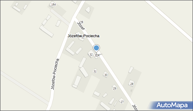 Józefów-Pociecha, Józefów-Pociecha, 32A, mapa Józefów-Pociecha