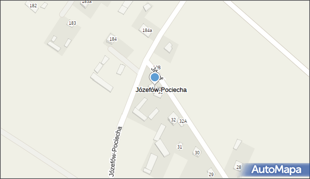 Józefów-Pociecha, Józefów-Pociecha, 33A, mapa Józefów-Pociecha