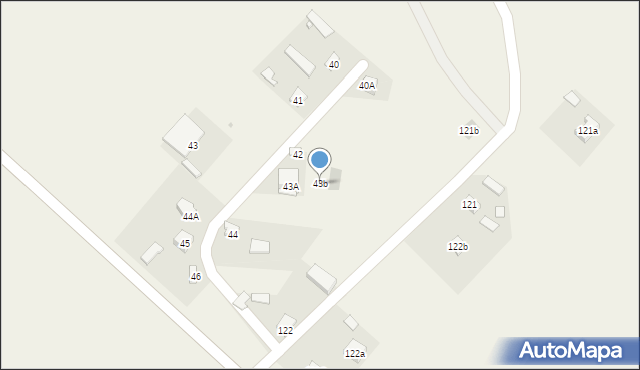 Józefów-Pociecha, Józefów-Pociecha, 43b, mapa Józefów-Pociecha