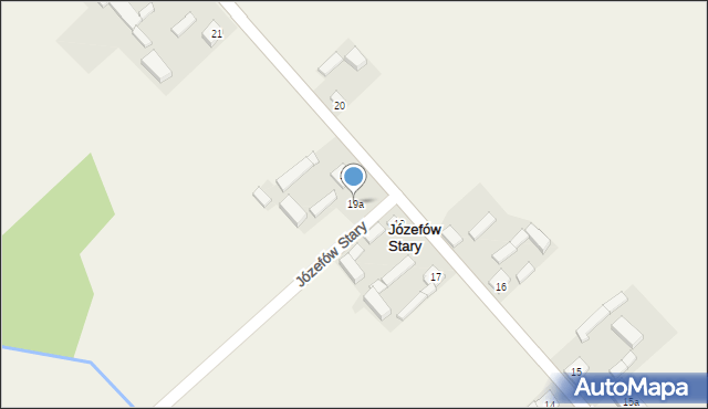 Józefów Stary, Józefów Stary, 19a, mapa Józefów Stary