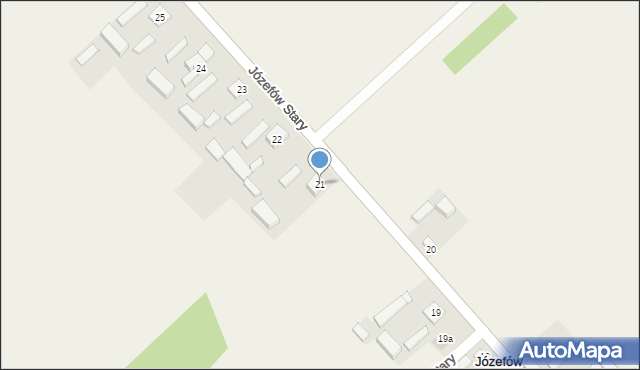 Józefów Stary, Józefów Stary, 21, mapa Józefów Stary