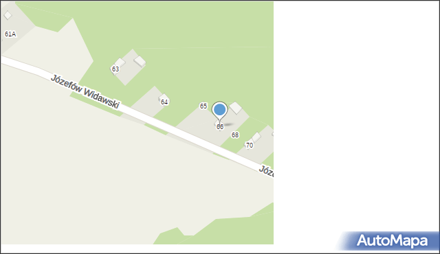 Józefów Widawski, Józefów Widawski, 66, mapa Józefów Widawski