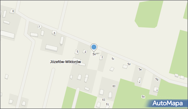 Józefów-Wiktorów, Józefów-Wiktorów, 5A, mapa Józefów-Wiktorów