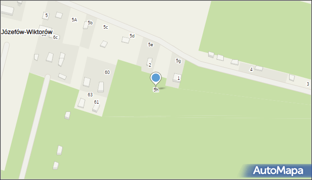 Józefów-Wiktorów, Józefów-Wiktorów, 5h, mapa Józefów-Wiktorów