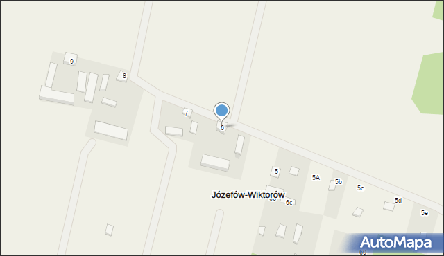 Józefów-Wiktorów, Józefów-Wiktorów, 6, mapa Józefów-Wiktorów