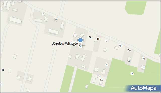 Józefów-Wiktorów, Józefów-Wiktorów, 6c, mapa Józefów-Wiktorów