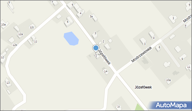 Józefówek, Józefówek, 1, mapa Józefówek