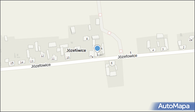 Józefowice, Józefowice, 7, mapa Józefowice