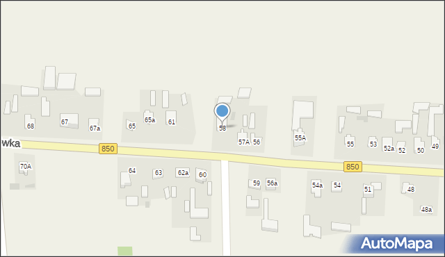 Józefówka, Józefówka, 58, mapa Józefówka