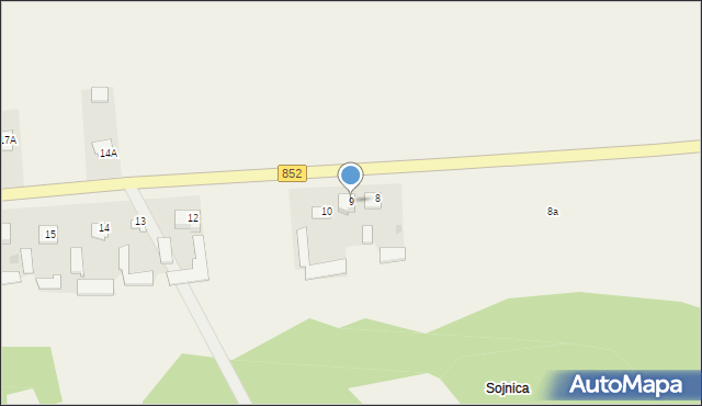 Józefówka, Józefówka, 9, mapa Józefówka