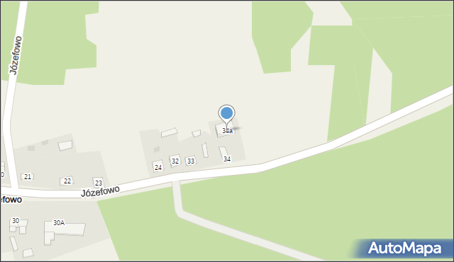 Józefowo, Józefowo, 34a, mapa Józefowo