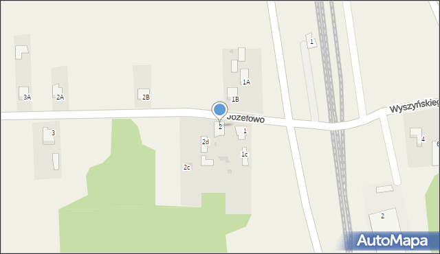 Józefowo, Józefowo, 2, mapa Józefowo