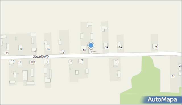 Józefowo, Józefowo, 4, mapa Józefowo
