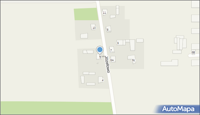 Józefowo, Józefowo, 5, mapa Józefowo