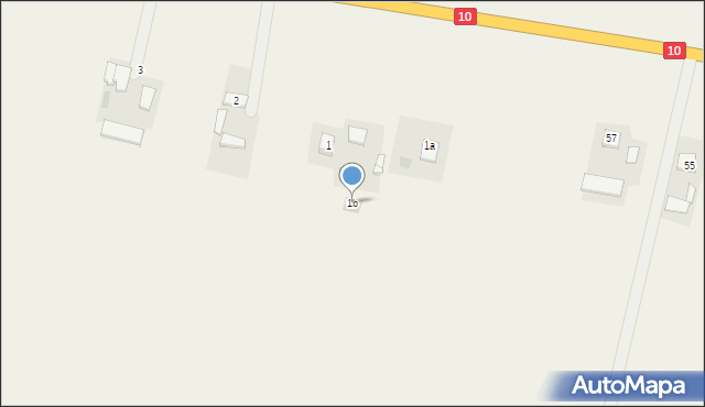 Józefowo, Józefowo, 1b, mapa Józefowo