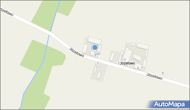 Józefowo, Józefowo, 1, mapa Józefowo