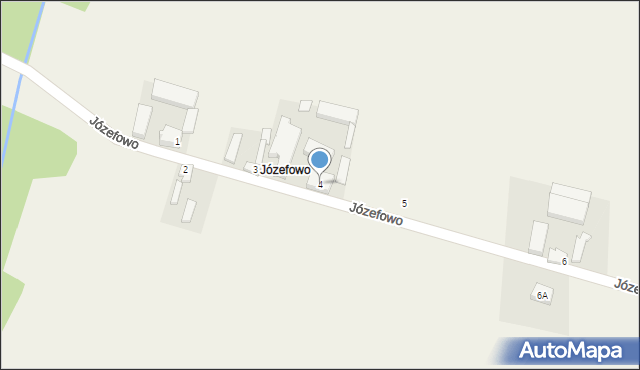 Józefowo, Józefowo, 4, mapa Józefowo