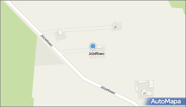 Józefowo, Józefowo, 17, mapa Józefowo