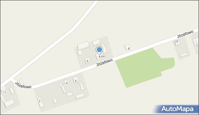 Józefowo, Józefowo, 7, mapa Józefowo