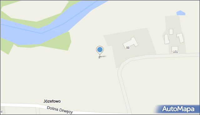 Józefowo, Józefowo, 97, mapa Józefowo