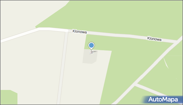 Józefowo, Józefowo, 10, mapa Józefowo
